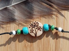 DŘEVĚNÝ NÁRAMEK BOBULE