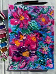 AKVAREL ORIGINÁL ZAHRADA