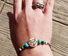 DŘEVĚNÝ NÁRAMEK HOUBA