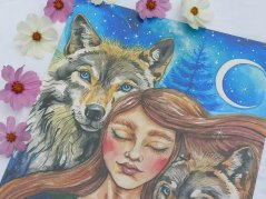 ILUSTRACE VLČÍ DÍVKA