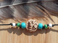 DŘEVĚNÝ NÁRAMEK HVĚZDNÁ NOC