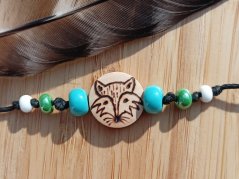 DŘEVĚNÝ NÁRAMEK LIŠKA