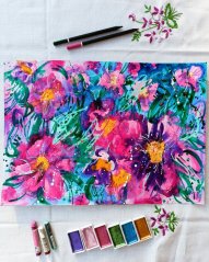 AKVAREL ORIGINÁL ZAHRADA