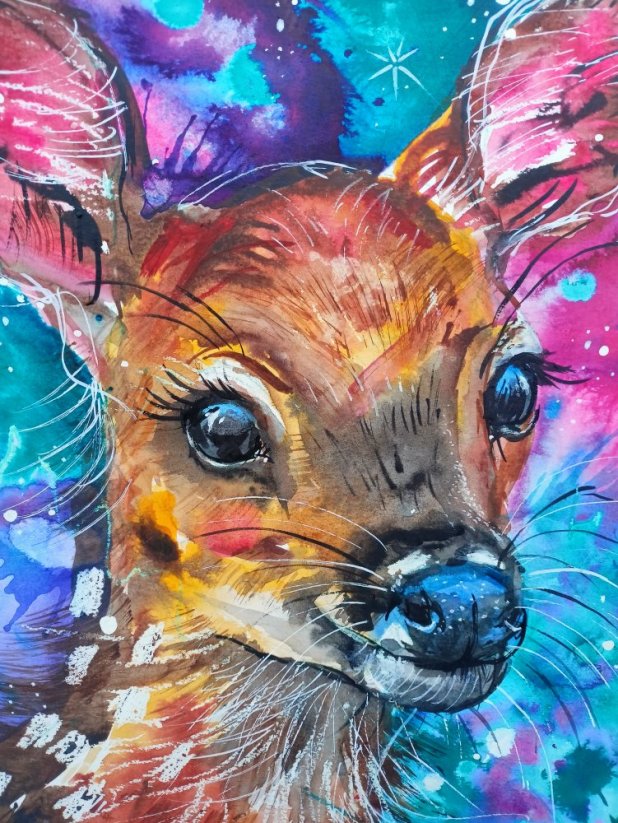 AKVAREL ORIGINÁL SRNKA