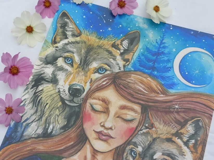 ILUSTRACE VLČÍ DÍVKA