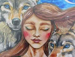ILUSTRACE VLČÍ DÍVKA