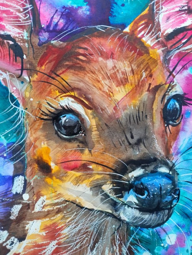 AKVAREL ORIGINÁL SRNKA