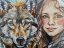 ILUSTRACE DÍVKA A VLK