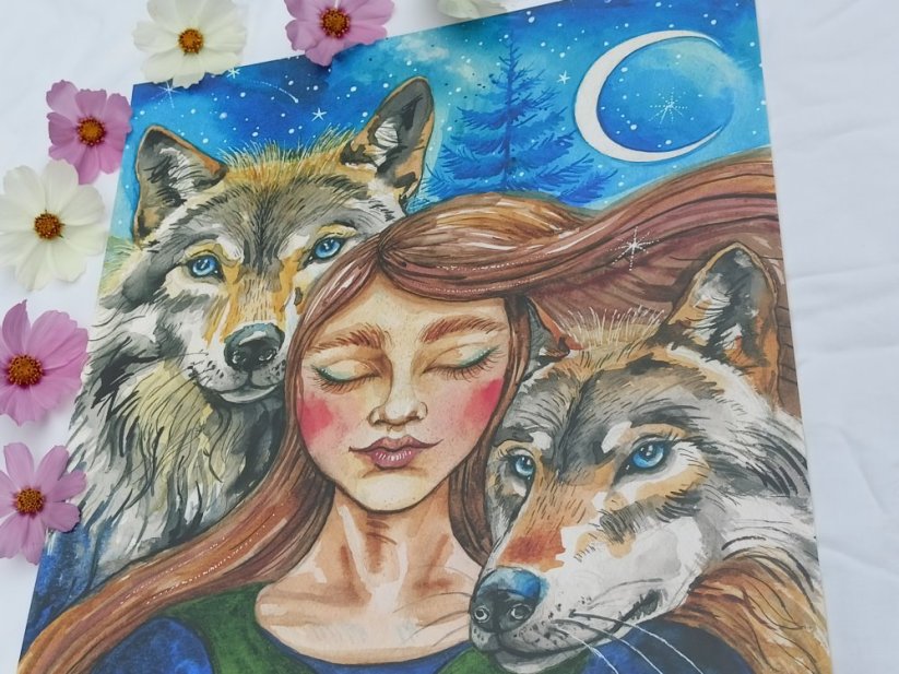 ILUSTRACE VLČÍ DÍVKA