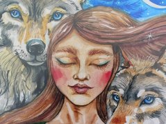 ILUSTRACE VLČÍ DÍVKA